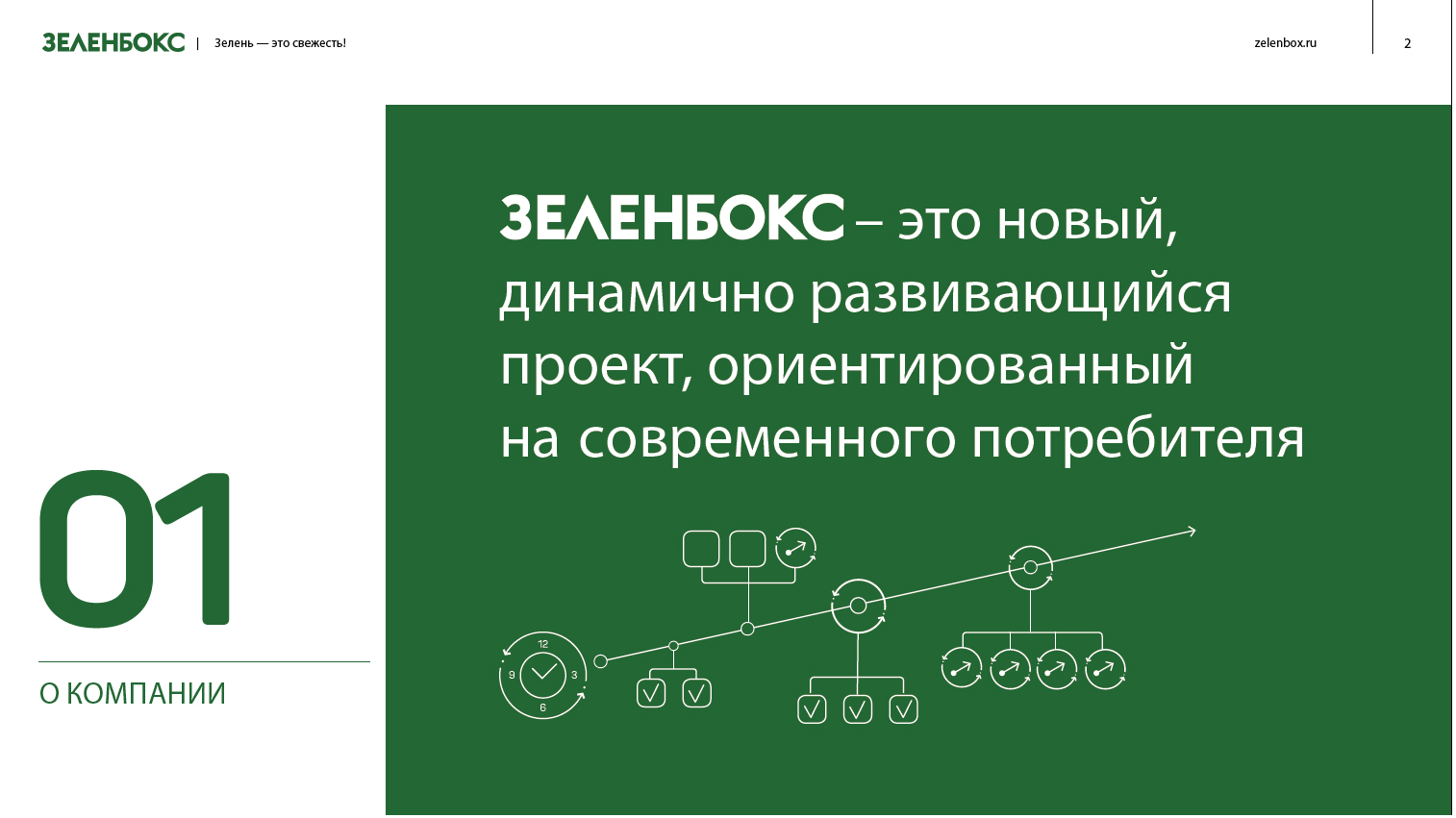 Зеленбокс - это новый динамично развивающийся проект